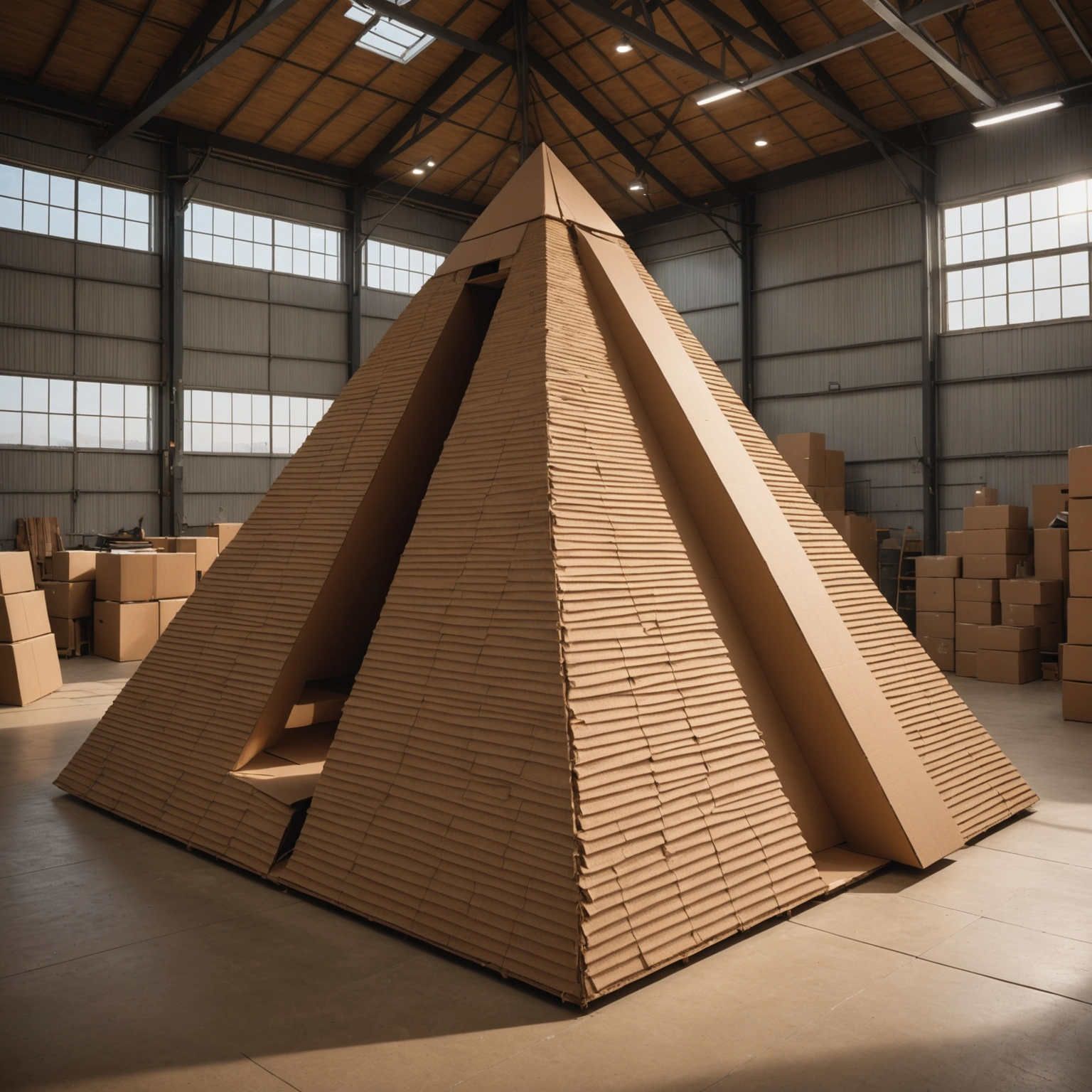 Как сделать пирамиду из картона: Большую и впечатляющую конструкцию своими руками