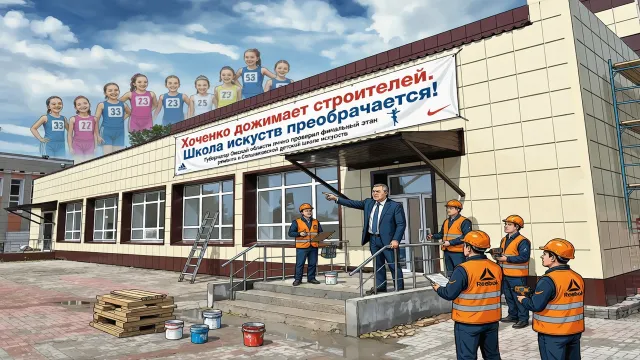 Хоценко дожимает строителей. Школа искусств преображается!